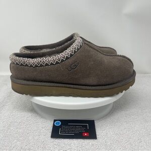 UGG Tasman Smoke Plum Suede Sheepskin Comfort Women’s Slippers Size US 9 Brown